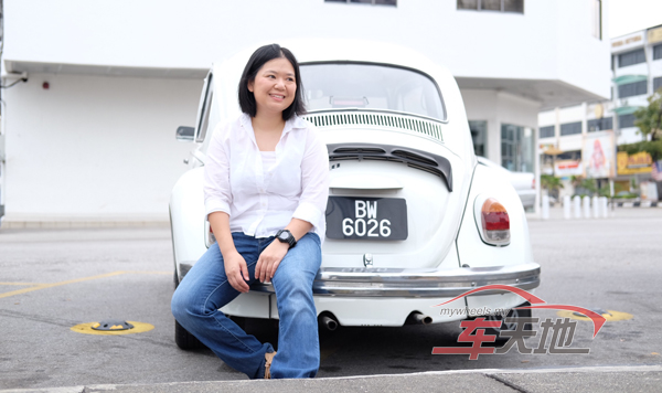 用Volkswagen Beetle纪念爸爸