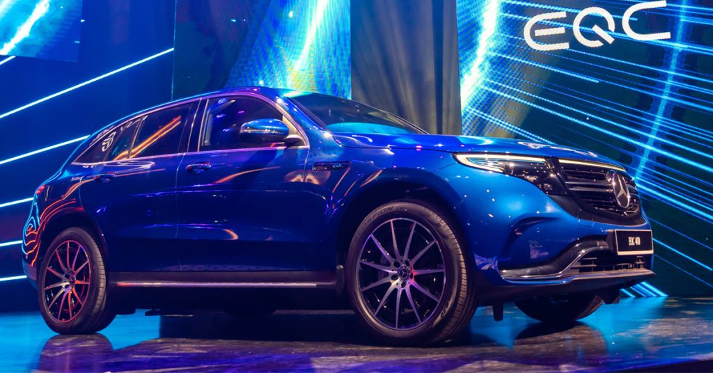Mercedes-Benz EQC 400 4Matic 前卫抢眼