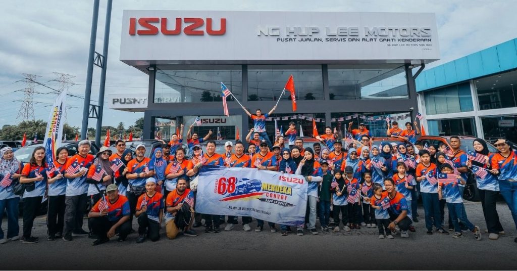 千辆Isuzu D-Max齐聚欢庆    共贺马来西亚68周年庆