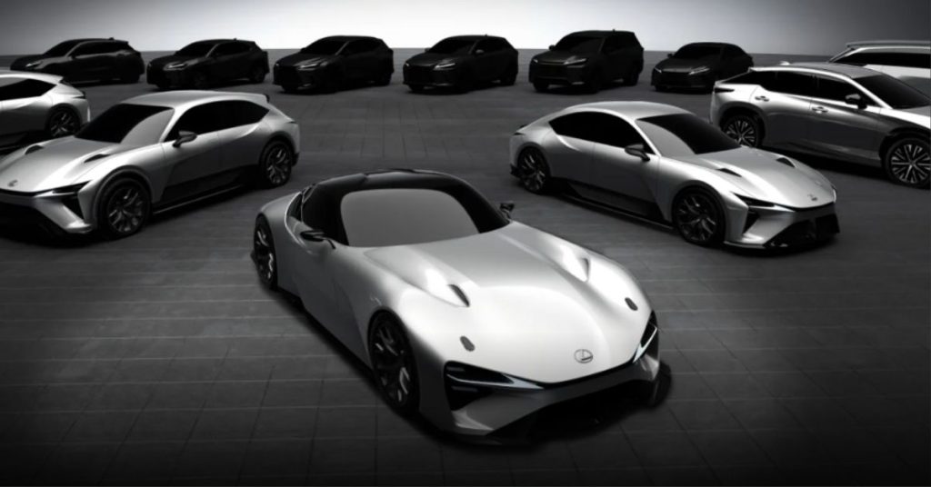Lexus曝光未来产品线 超跑与大型SUV皆为电动